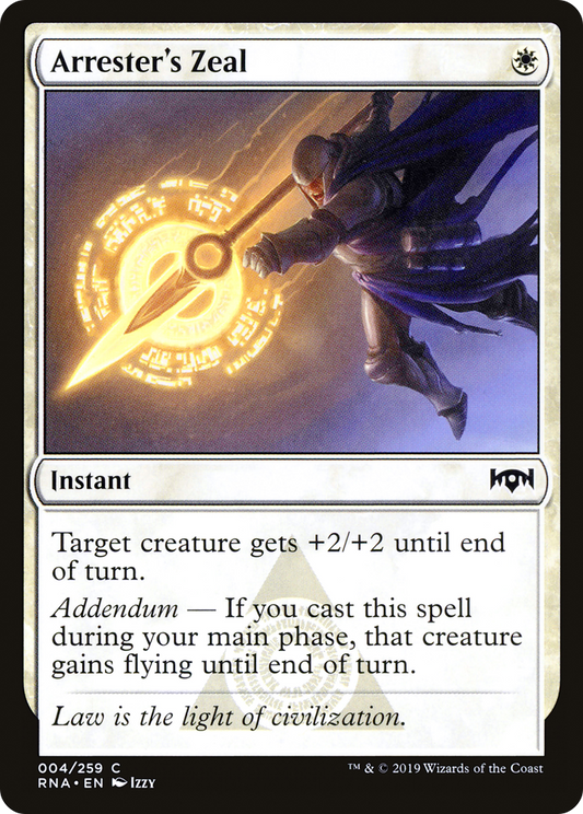 Arrester's Zeal (RNA-004) - Ravnica Allegiance