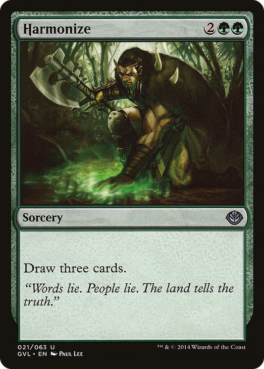 Harmonize (DD3-021) - Duel Decks Anthology: Garruk vs. Liliana