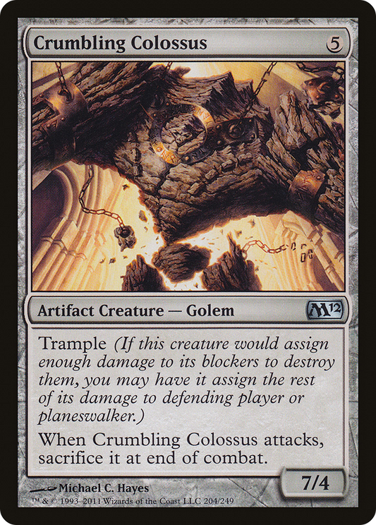 Crumbling Colossus (M12-204) - Magic 2012