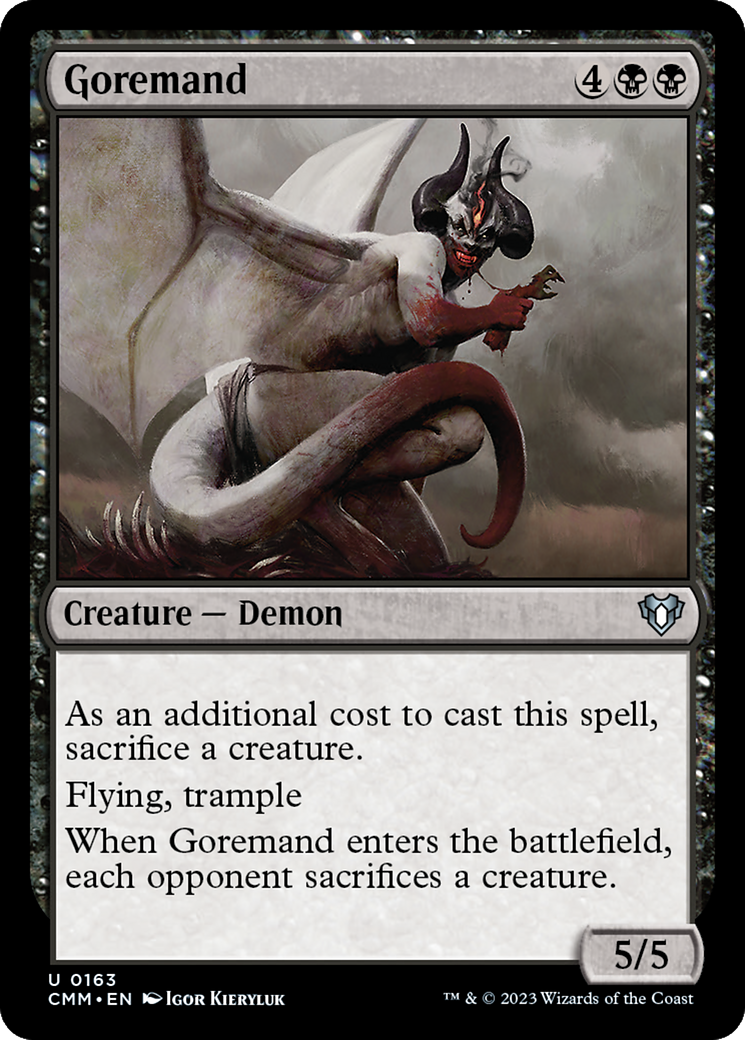 Goremand (CMM-163) - Commander Masters