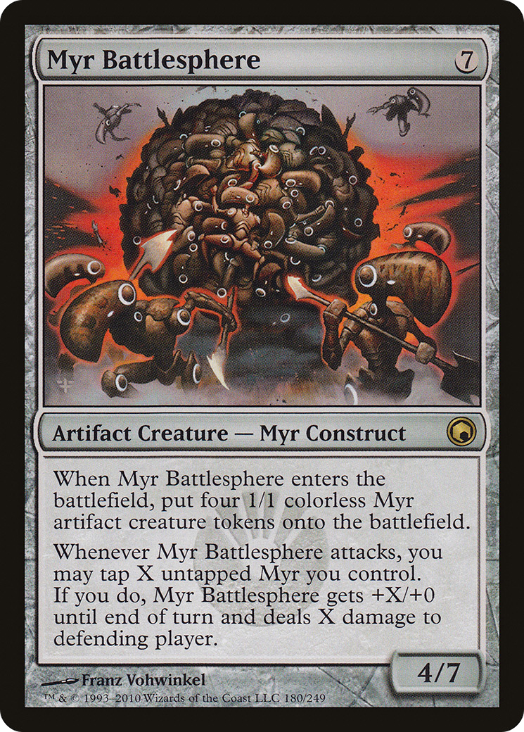 Myr Battlesphere  (SOM-180) - Scars of Mirrodin