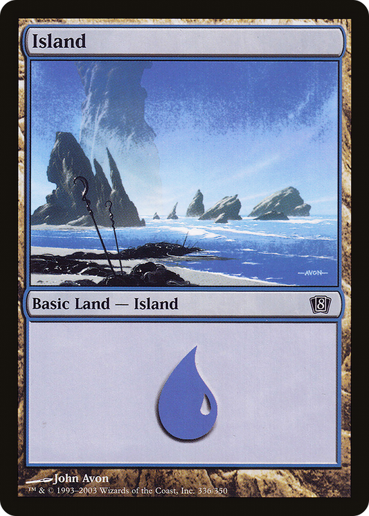 Island (8ED-336★) - Eighth Edition Foil