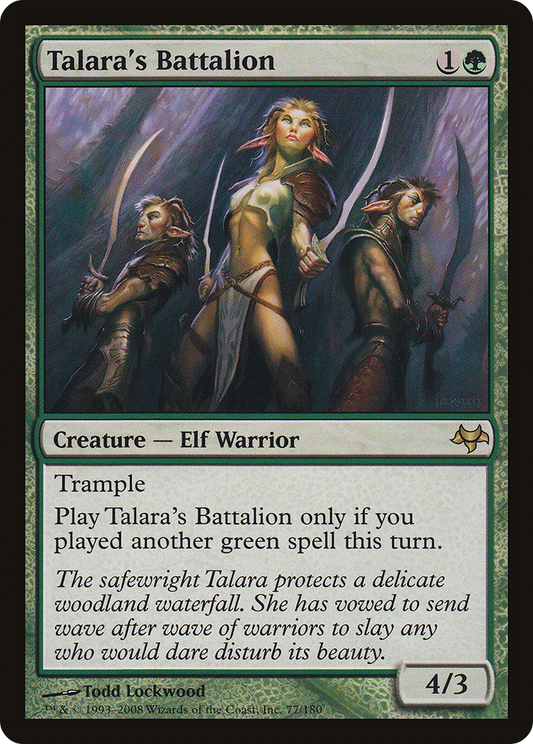 Talara's Battalion (EVE-077) - Eventide Foil