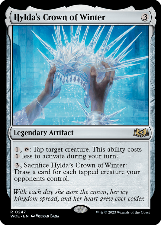 Hylda's Crown of Winter (WOE-247) - Wilds of Eldraine Foil