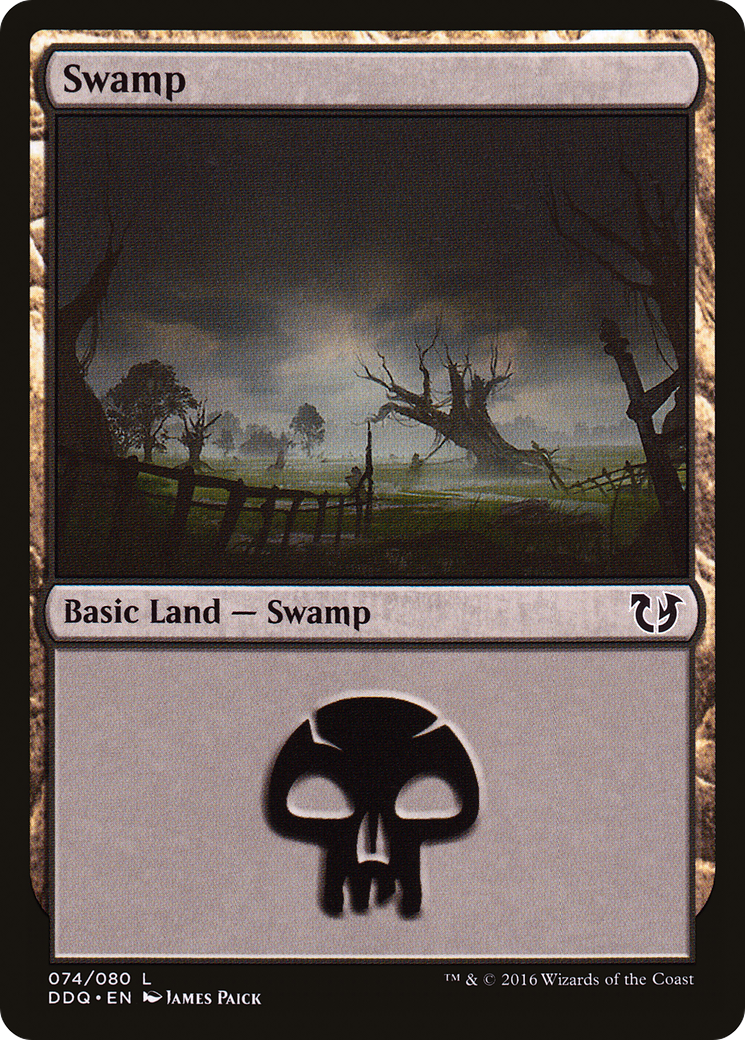 Swamp (DDQ-074) - Duel Decks: Blessed vs. Cursed