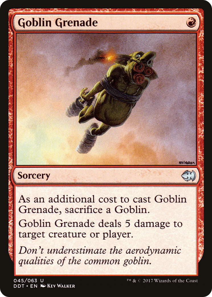 Goblin Grenade (DDT-045) - Duel Decks: Merfolk vs. Goblins