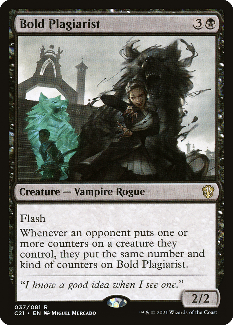 Bold Plagiarist (C21-037) - Commander 2021