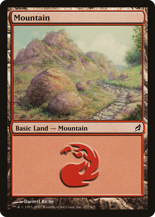 Mountain (LRW-297) - Lorwyn Foil