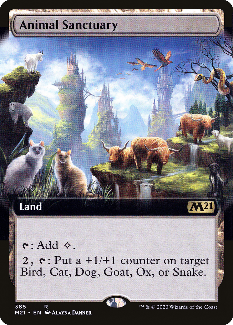 Animal Sanctuary (M21-385) - Core Set 2021: (Extended Art) Foil