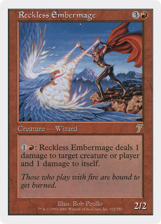 Reckless Embermage (7ED-212) - Seventh Edition