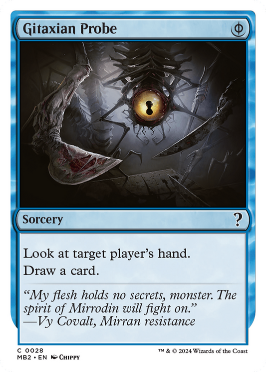 Gitaxian Probe  (MB2-028) - Mystery Booster 2