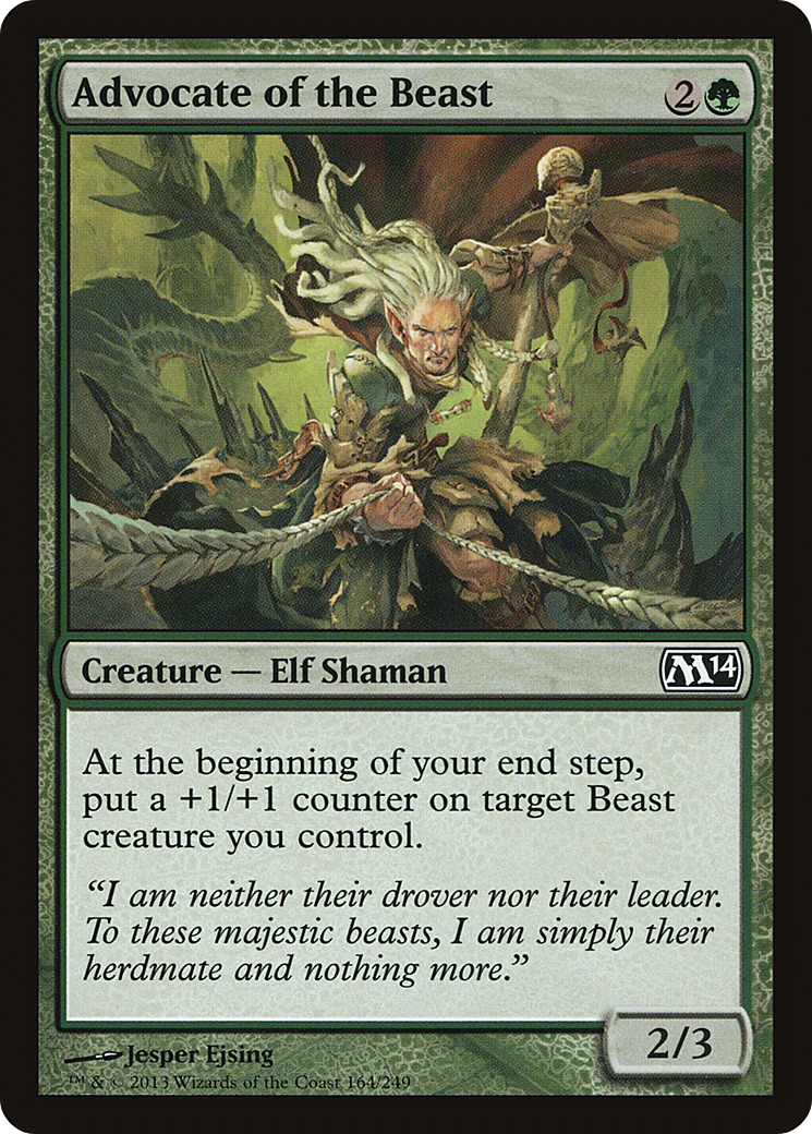 Advocate of the Beast (M14-164) - Magic 2014