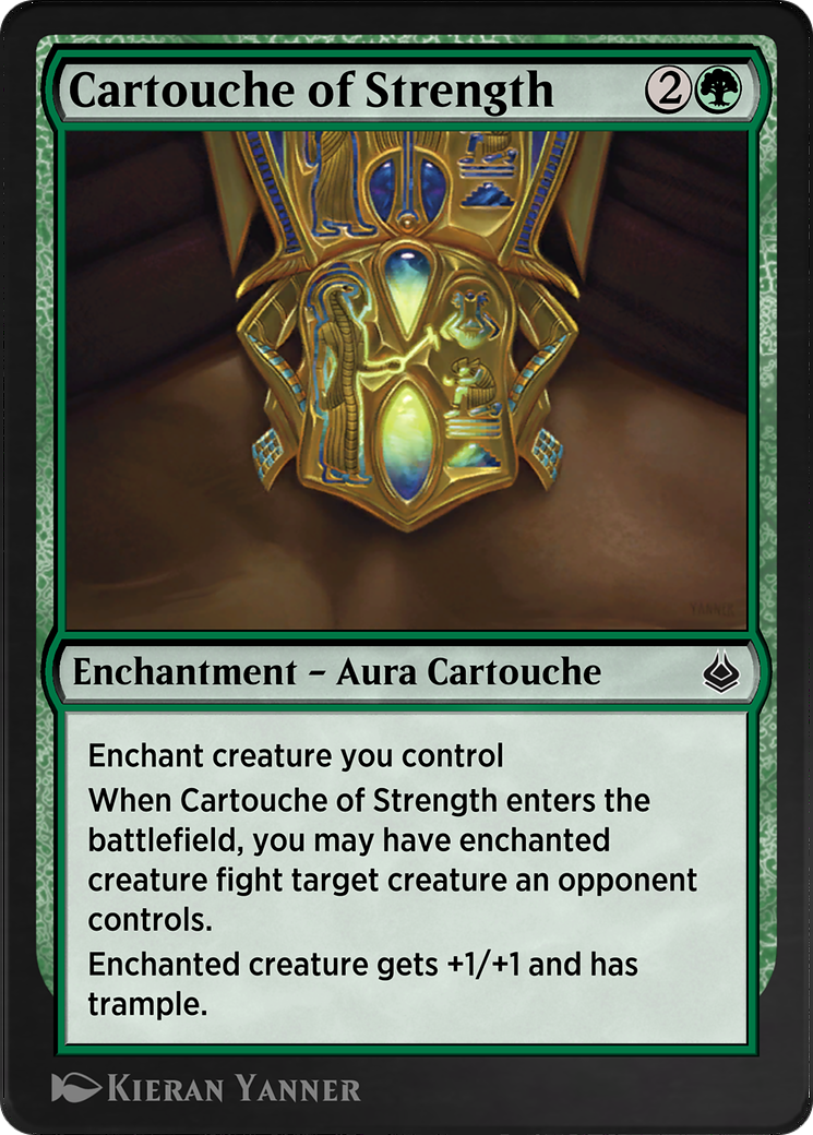 Cartouche of Strength (AKR-184) - Amonkhet Remastered