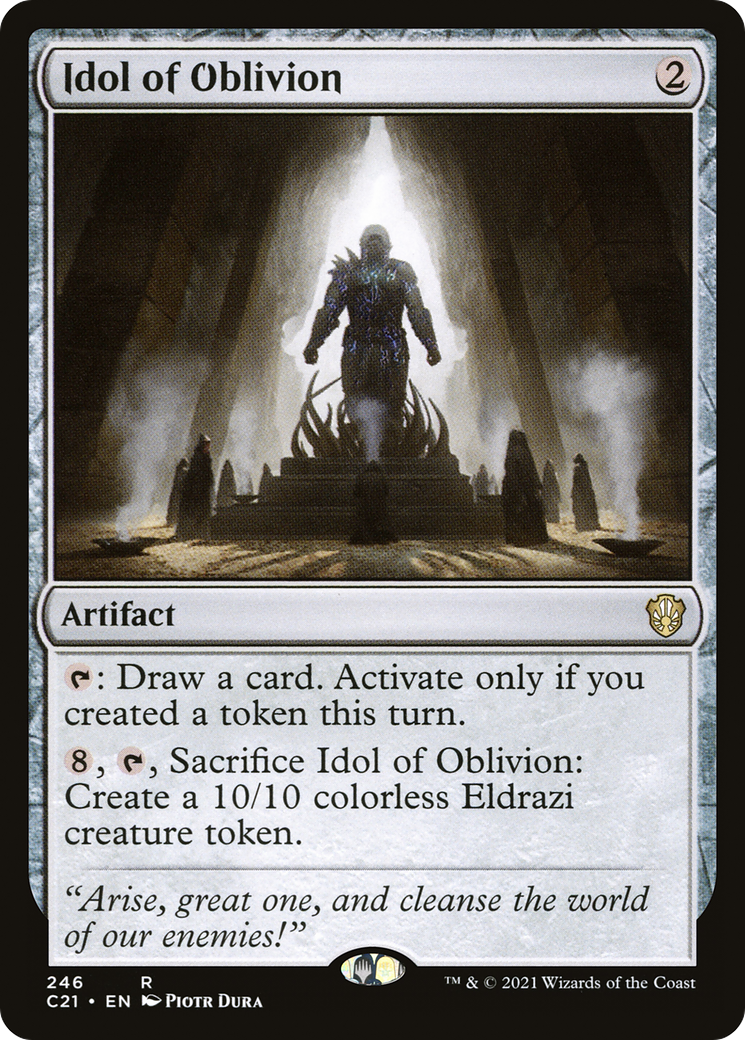 Idol of Oblivion (C21-246) - Commander 2021