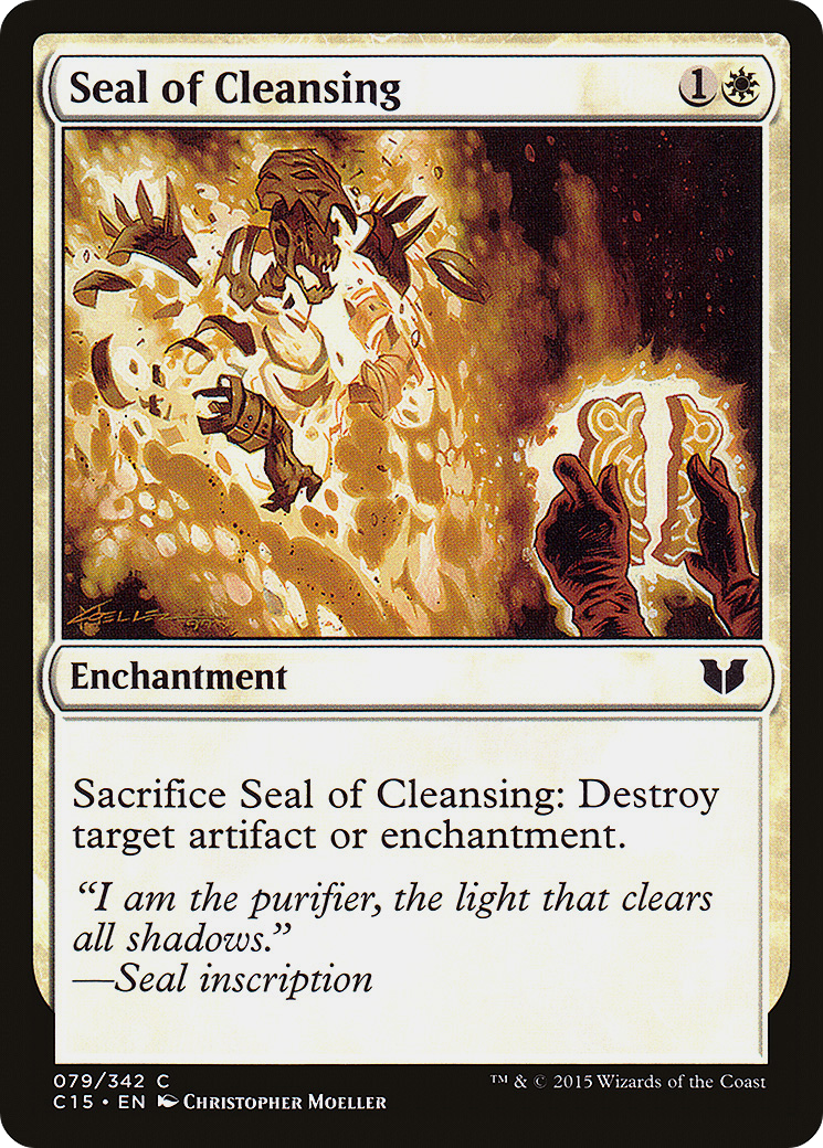 Seal of Cleansing (C15-079) - Commander 2015