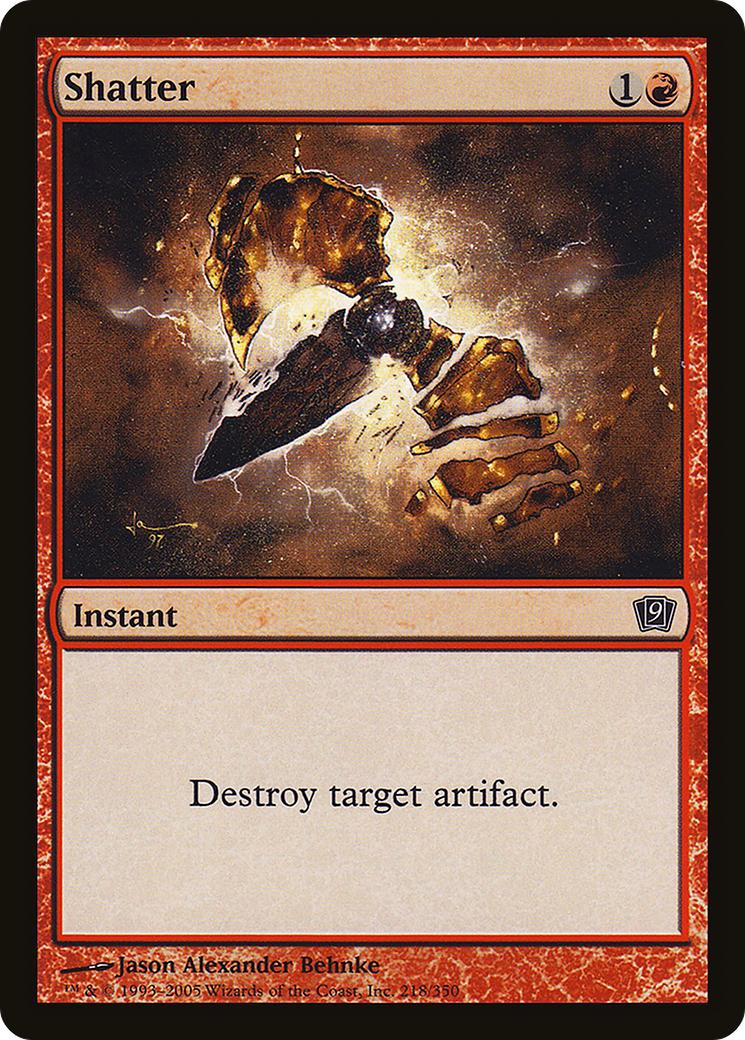 Shatter (9ED-218★) - Ninth Edition Foil