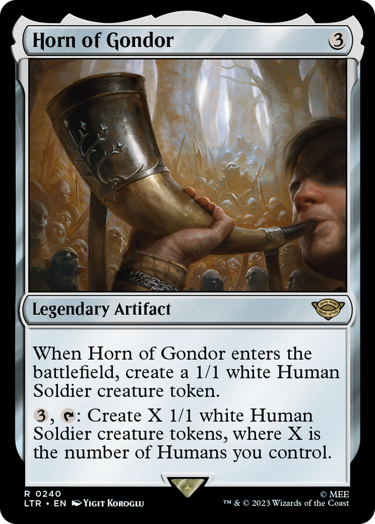 Horn of Gondor (LTR-240) - The Lord of the Rings: Tales of Middle-earth Foil