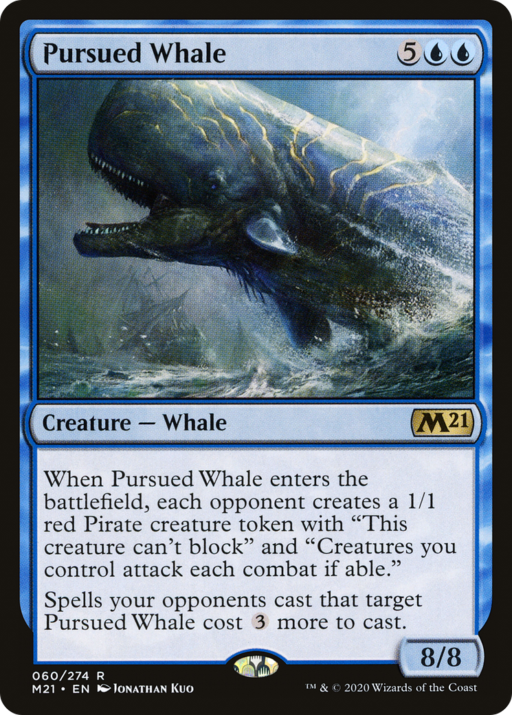 Pursued Whale (M21-060) - Core Set 2021 Foil