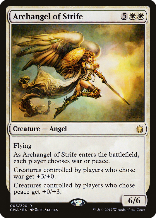 Archangel of Strife (CMA-005) - Commander Anthology