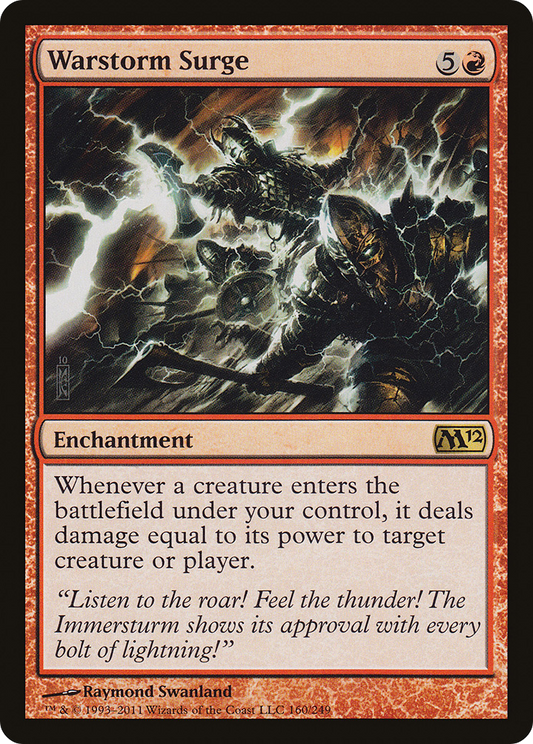 Warstorm Surge (M12-160) - Magic 2012 Foil