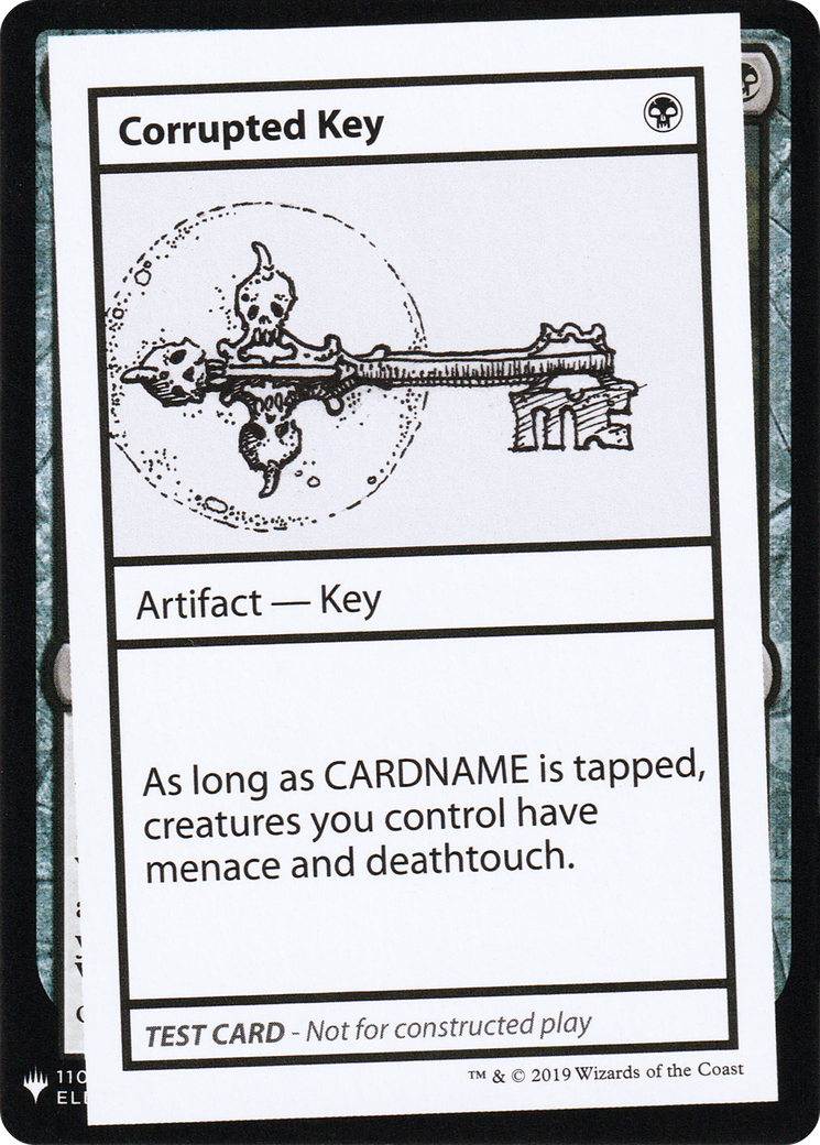 Corrupted Key (CMB1-039) - Mystery Booster Playtest Cards 2019