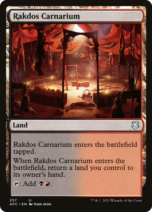 Rakdos Carnarium (AFC-257) - Forgotten Realms Commander