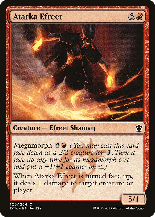 Atarka Efreet (DTK-128) - Dragons of Tarkir Foil