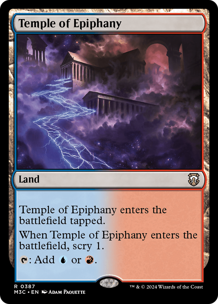 Temple of Epiphany (M3C-387) - Modern Horizons 3 Commander Foil