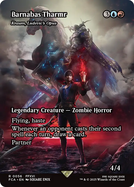 Barnabas Tharmr - Kraum, Ludevic's Opus (Showcase) (FCA-056) - FINAL FANTASY: Through the Ages / Barnabas Tharmr (Borderless) Foil