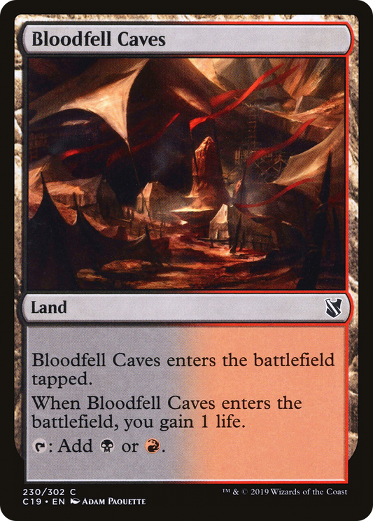 Bloodfell Caves (C19-230) - Commander 2019