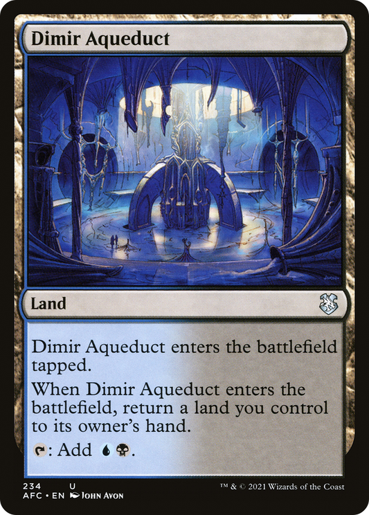 Dimir Aqueduct (AFC-234) - Forgotten Realms Commander