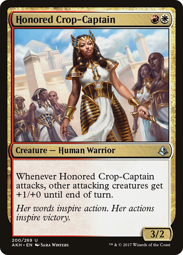 Honored Crop-Captain (AKH-200) - Amonkhet Foil