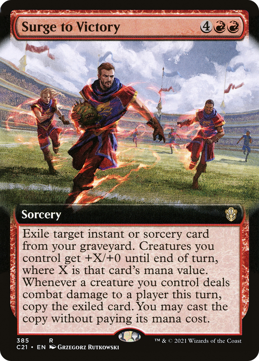 Surge to Victory (C21-385) - Commander 2021: (Extended Art)