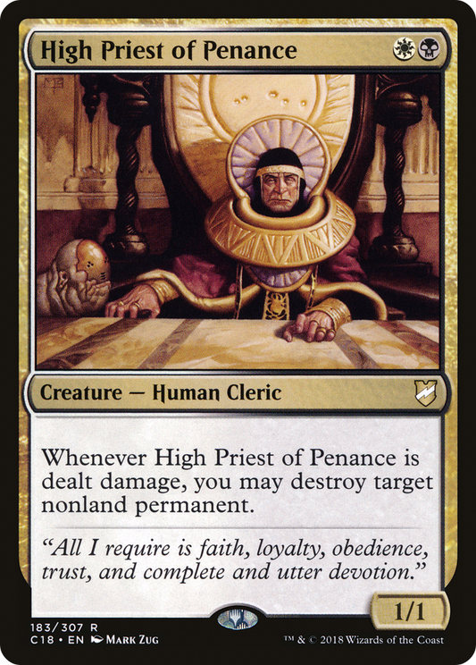 High Priest of Penance (C18-183) - Commander 2018