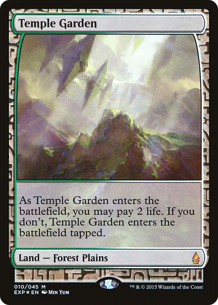 Temple Garden (EXP-010) - Zendikar Expeditions Foil