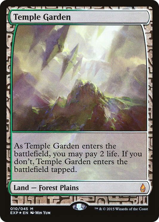 Temple Garden (EXP-010) - Zendikar Expeditions Foil