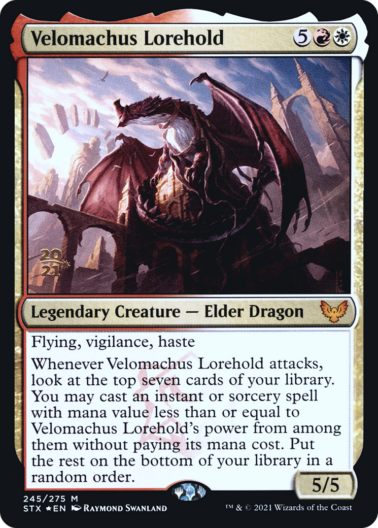 Velomachus Lorehold (PSTX-245S) - Strixhaven: School of Mages Promos Foil