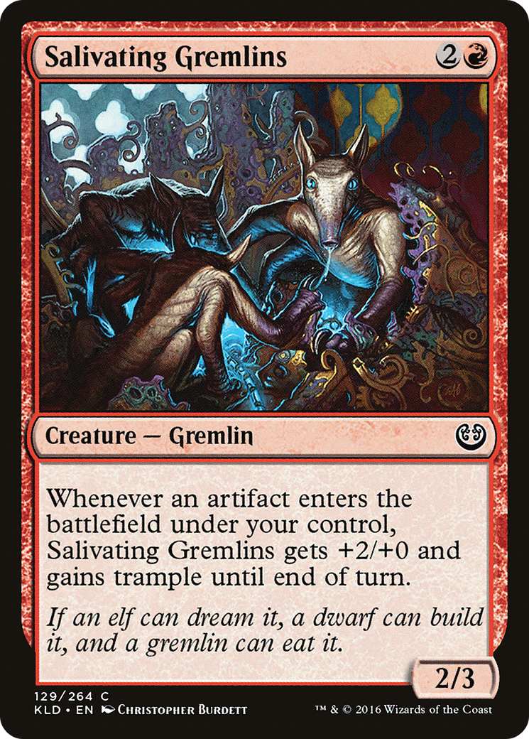 Salivating Gremlins (KLD-129) - Kaladesh Foil