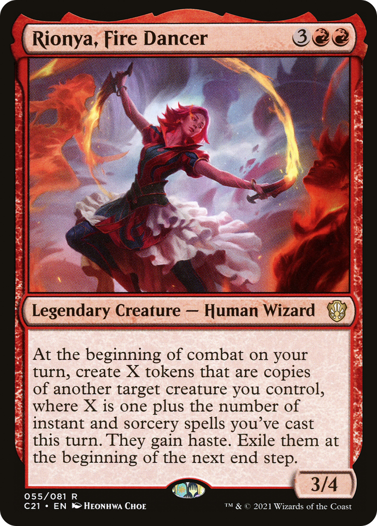 Rionya, Fire Dancer (C21-055) - Commander 2021