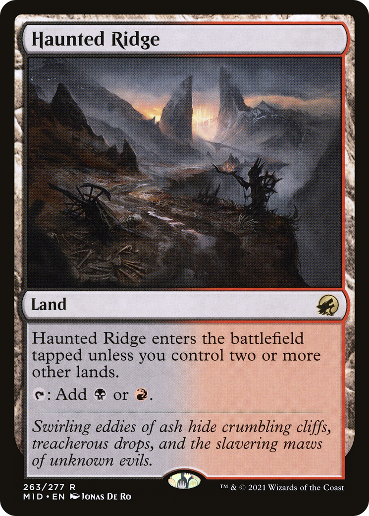 Haunted Ridge (MID-263) - Innistrad: Midnight Hunt Foil