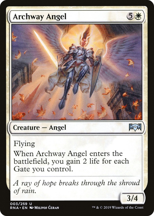 Archway Angel (RNA-003) - Ravnica Allegiance