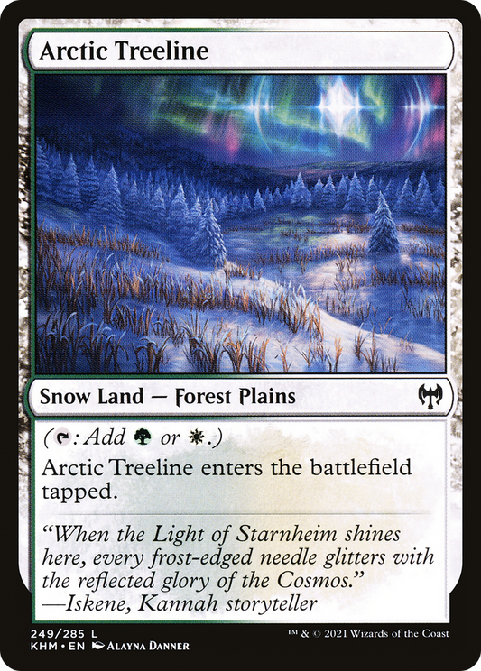 Arctic Treeline  (KHM-249) - Kaldheim: (snow)