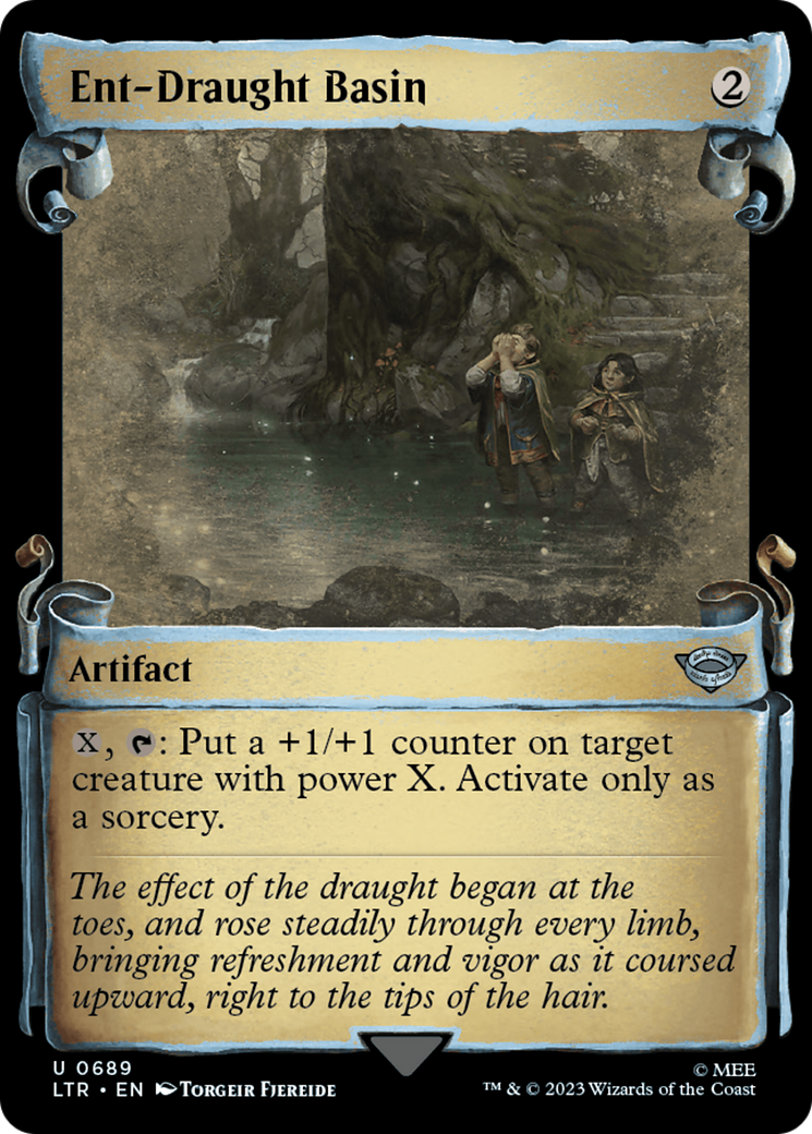 Ent-Draught Basin (Showcase Scrolls) (LTR-689) - The Lord of the Rings: Tales of Middle-earth: (Showcase)
