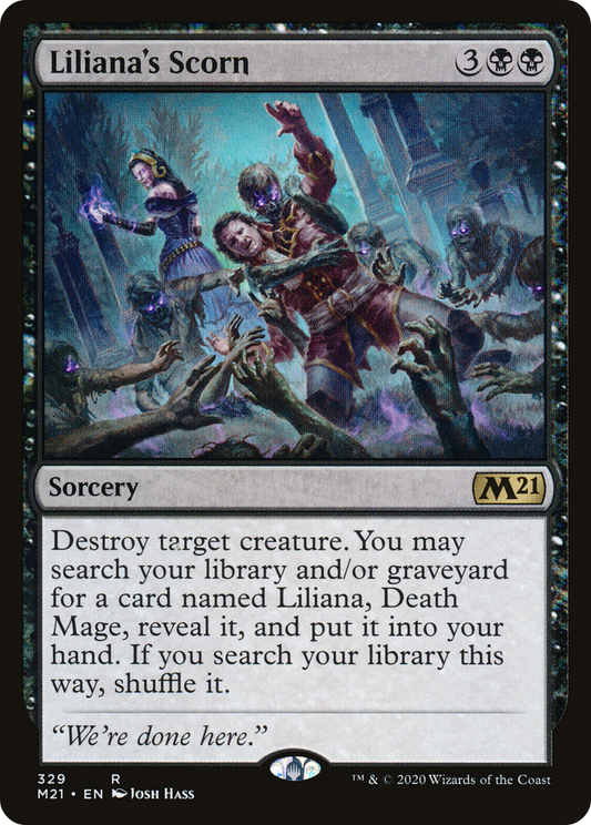 Liliana's Scorn (M21-329) - Core Set 2021