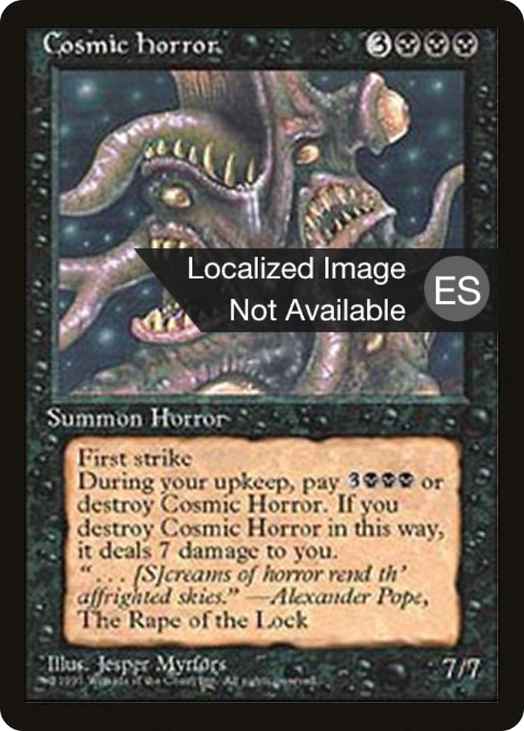 Cosmic Horror (4BB-126) - Fourth Edition Foreign Black Border