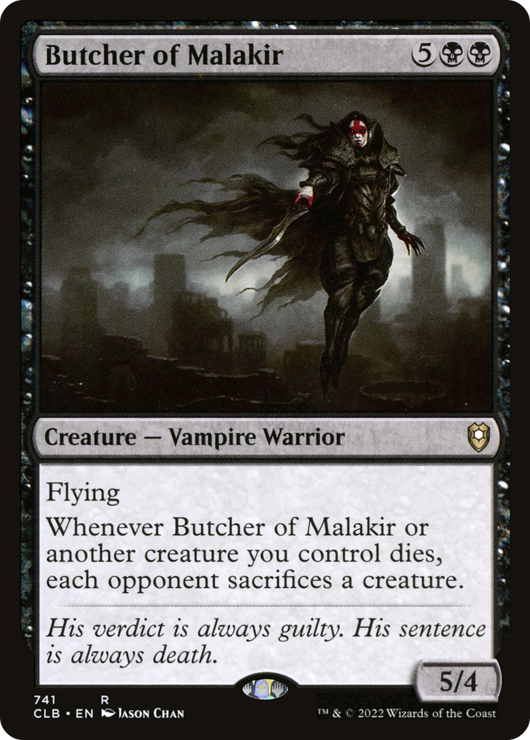 Butcher of Malakir (CLB-741) - Commander Legends: Battle for Baldur's Gate