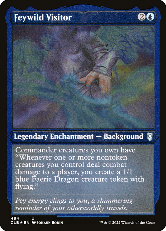 Feywild Visitor (CLB-484) - Commander Legends: Battle for Baldur's Gate Etched Foil