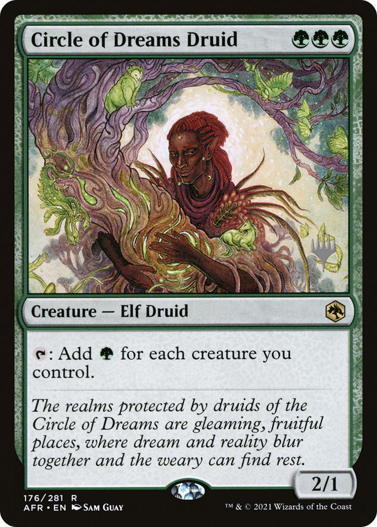 Circle of Dreams Druid (PPAFR-176P) - Adventures in the Forgotten Realms Promos (Promo Pack) Foil