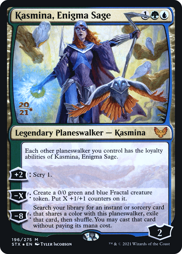 Kasmina, Enigma Sage (PSTX-196S) - Strixhaven: School of Mages Promos Foil