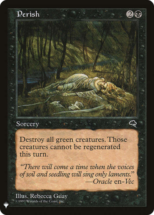 Perish (LIST-TMP-147) - The List